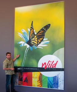 Yupo Wall Hanging with cliprail from Wild Digital